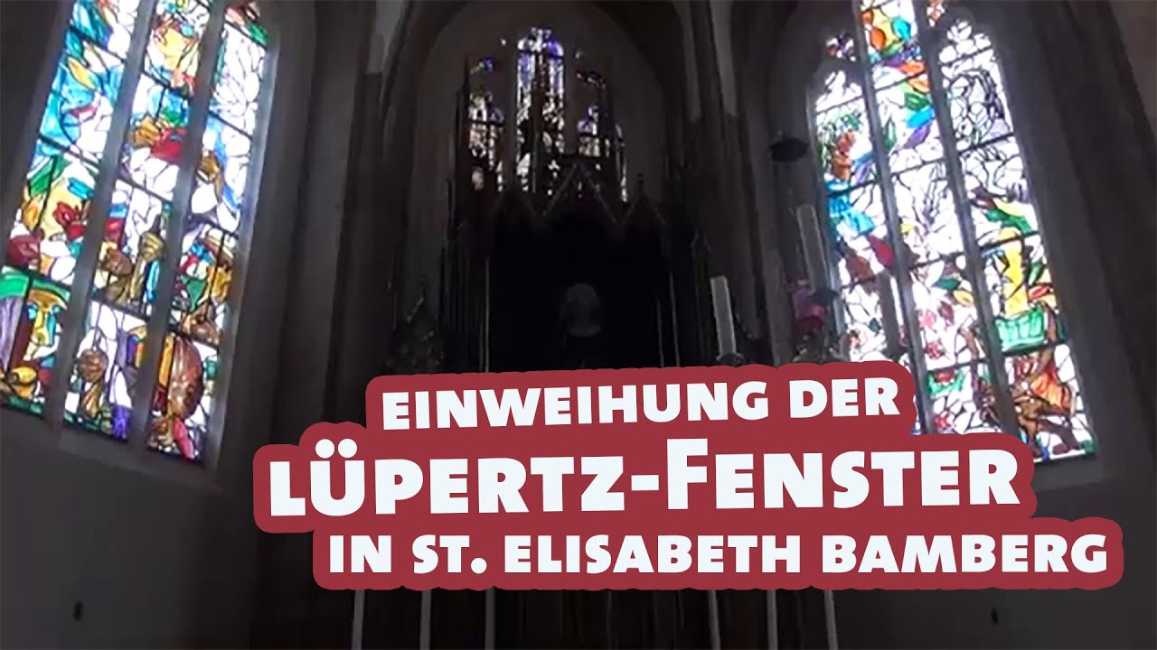 Einweihung der Lüpertz-Fenster