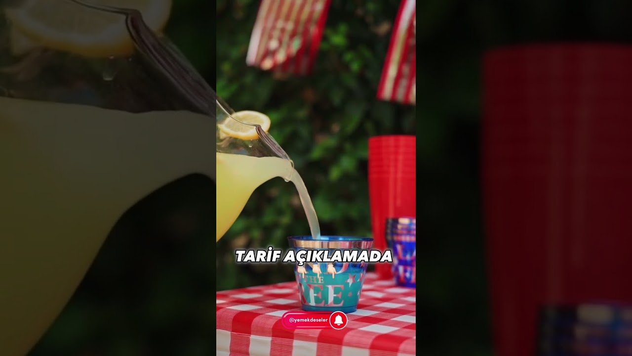 YAZIN VAZGEÇİLMEZİ LİMONATA ???????? #yemekaşkı #limonata #pratiktarif #icecek #kolaytarif