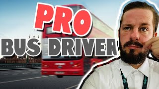 REAL bus driver Plays BUS driving simulator!!! How Realistic is the game ??? screenshot 4