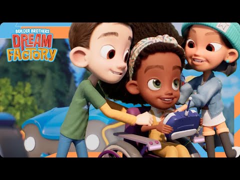 🗺️ Build Car, Drive & Navigate! 🚗 | Builder Brothers Dream Factory | Cartoons for Kids