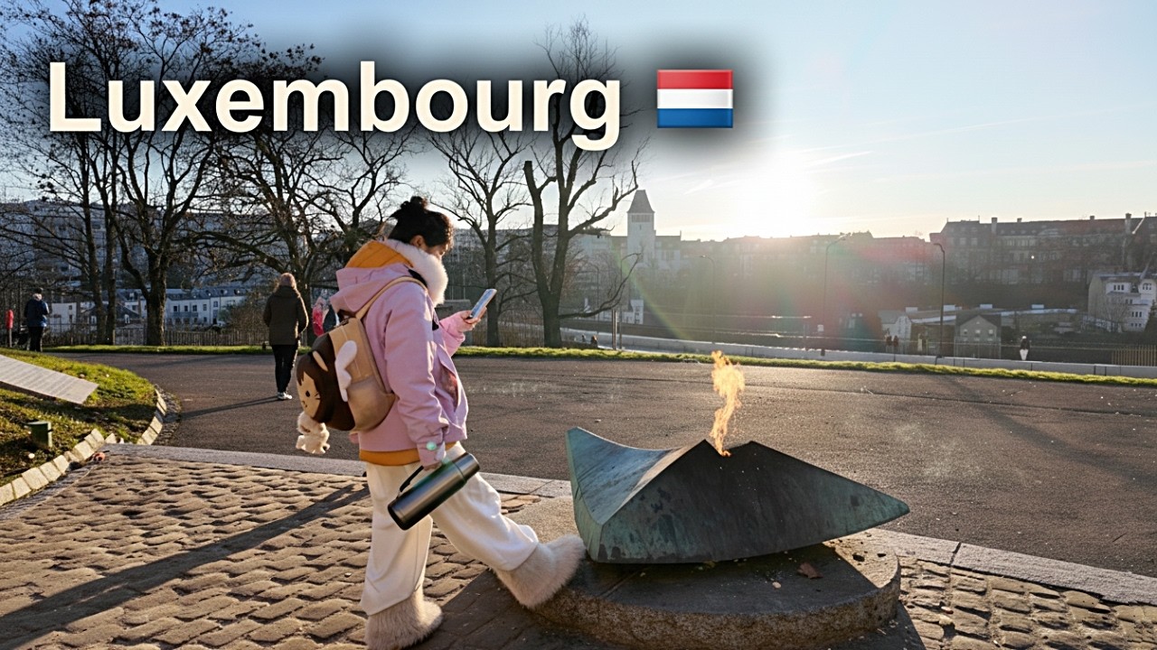 Пешеходная экскурсия по Люксембургу (4K) | Старый город и прогулка по Грюнду