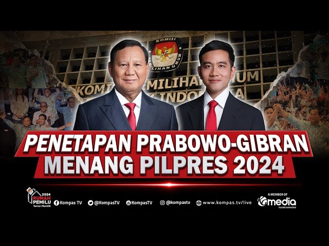 BREAKING NEWS - KPU Tetapkan Prabowo Gibran Jadi Presiden & Wapres Terpilih class=