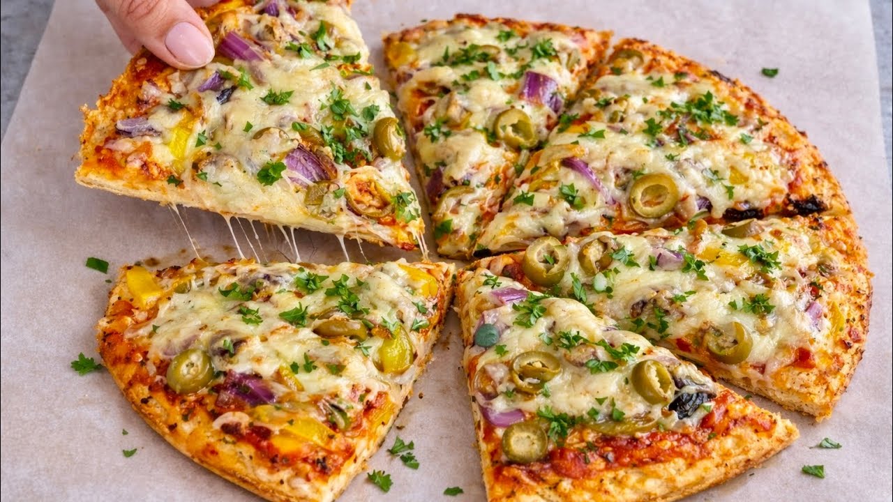 No Flour, No Carbs! You’ll Never Order Pizza Again — Belly Fat Melts Away!