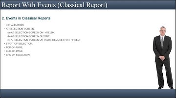 Reports with event (Classical Reports) - SAP ABAP