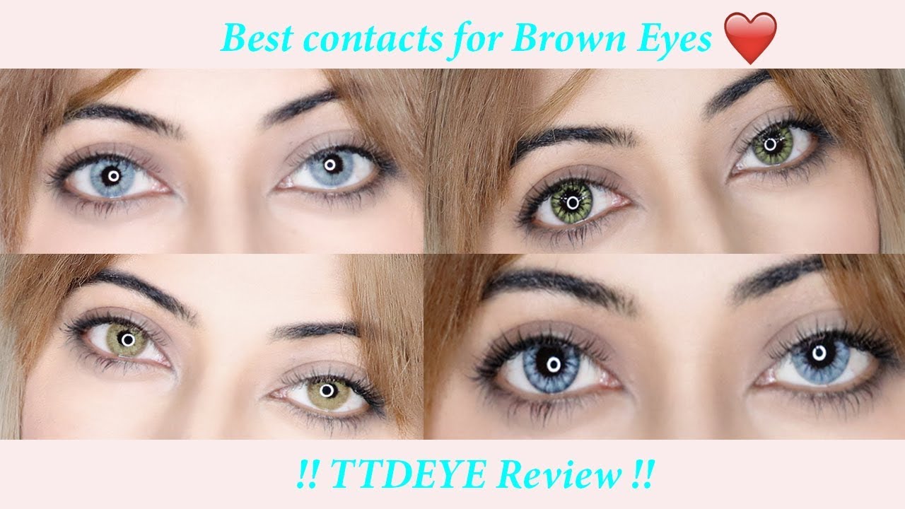 Best Contact Lenses For Dark Eyes And Brown Skin TTDEYE YouTube
