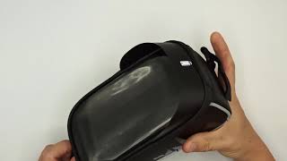 HEKIWAY Bike Frame Bag Étanche et Parasol Bike Pouch Bag Vélo Sac de Rangement Grande capacité