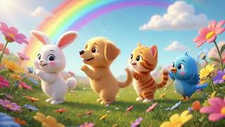 π Cute Friends Dancing Under the Rainbow! | Promo | Mobile game for kids