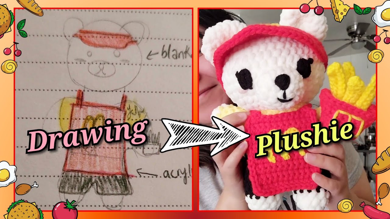 From Drawing to Plushie: My First Crochet Video! - YouTube