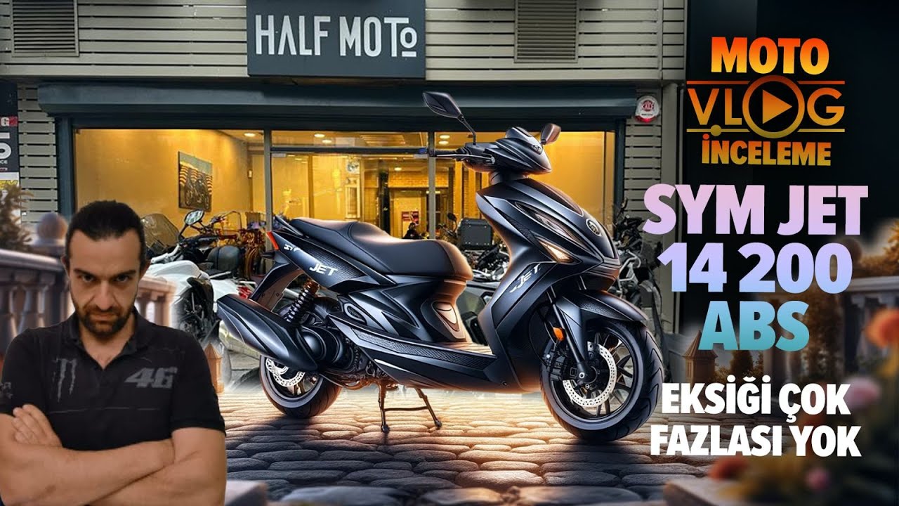 SYM Jet 14 200 ABS Motovlog İnceleme | Eksiği Çok Fazlası Yok