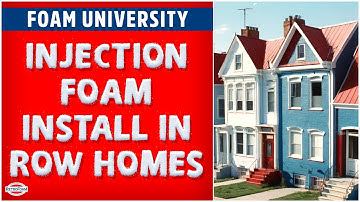 RetroFoam Injection Foam Install in Row Homes | Foam University