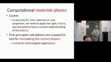 13 MDL - Chris Van de Walle: Using the right criteria for design and discovery