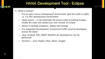 HDB   024   What is Eclipse