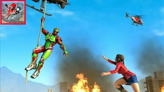 Flying Robot Rescue Hero:Superhero Rescue Mission (Early Access) Gameplay walkthrough screenshot 4