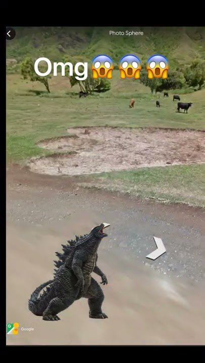 #248 proof Godzilla is real . Godzilla in google earth #shorts