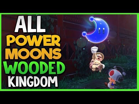 Video: Super Mario Odyssey Wooded Kingdom Power Lune - Kje Najti Wooded Kingdom Lune