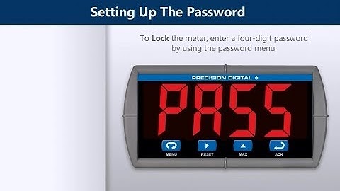 Trident Programming Series - Setting Up The Password