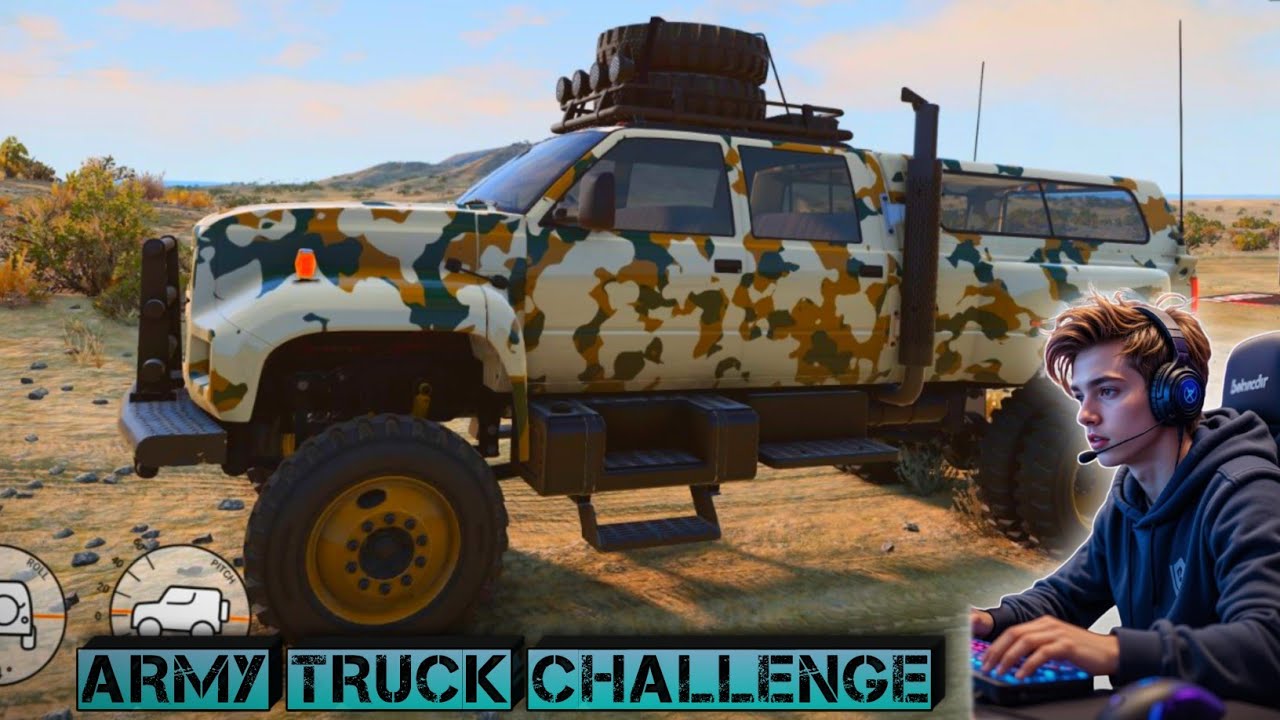 "📌 Desert Truck Madness – BeamNG Drive" 