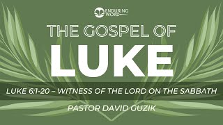 Luke 6:1-20 - Witness of the Lord of the Sabbath