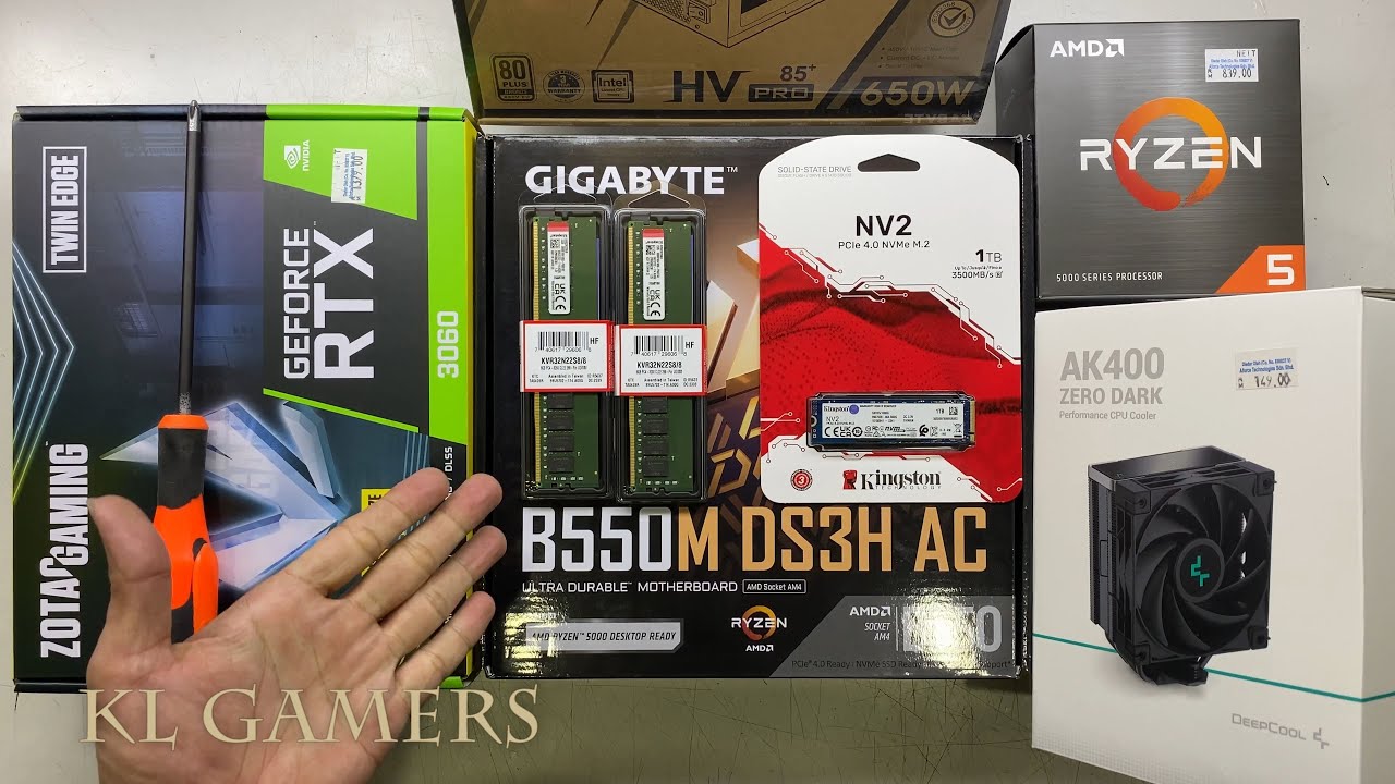 B550M、5600G、 AK400、NeoECO 650W、ddr4 32GB