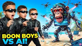 Boon Boys vs AI Monsters! | Funny Family Vlog Compilation