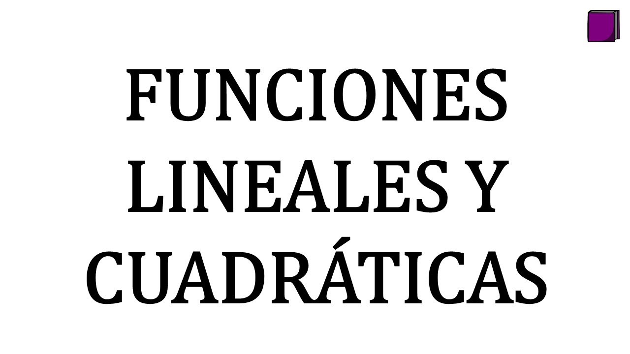 Como Resolver Funciones Lineales y Cuadraticas METODO FACIL Y RAPIDO