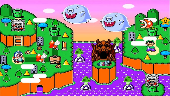 Super Mario World: Luigi is Villain 