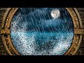 Rain &amp; Stormy Ocean Sounds Aboard Wooden Ship