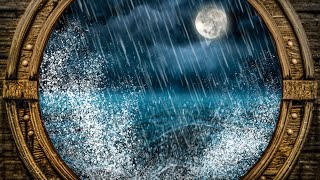 Rain & Stormy Ocean Sounds Aboard Wooden Ship