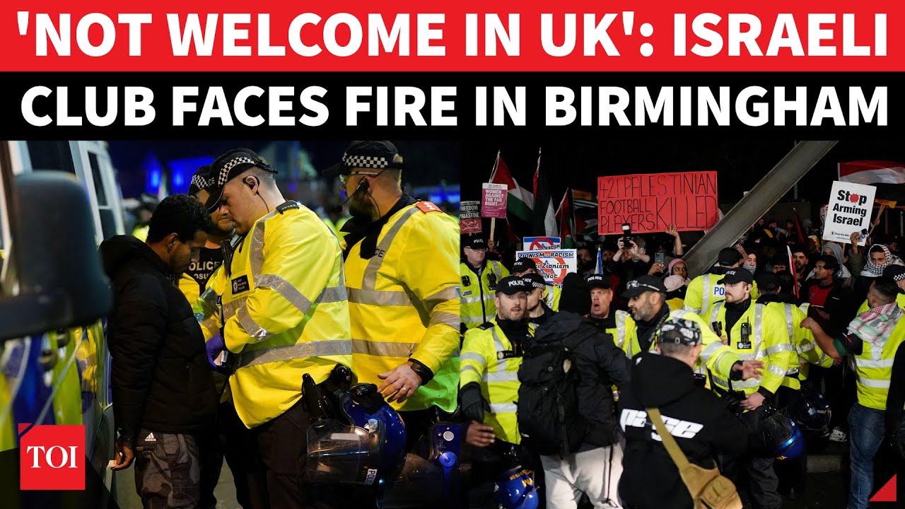 UK Explodes Against Israel; Clashes In Birmingham Against 'RACIST' Maccabi Tel Aviv Match | WATCH