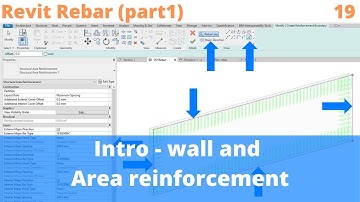 Revit - rebar, Intro - Wall and area reinforcement(part1) - example 19