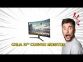 CRUA 27 Inch Curved Monitor Review 100Hz FHD VA Panel for Gaming and Work