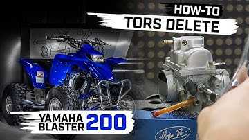 How To Install a TORS Delete Kit & Twist Throttle on a Yamaha Blaster 200