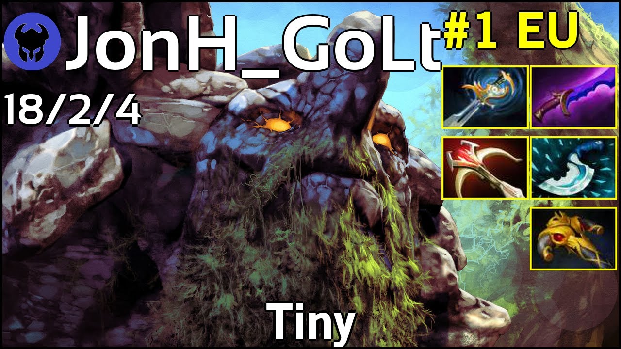 JonH_GoLt plays Tiny!!! Dota 2 7.21