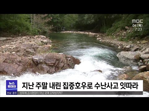 <strong>수난사고</strong> 잇따라[목포MBC 뉴스투데이]