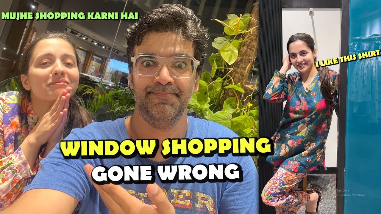 Window Shopping Karne Gaye Lekin Ek Twist Agaya | Wife Mujhe Convince Na Kar Payi 😂