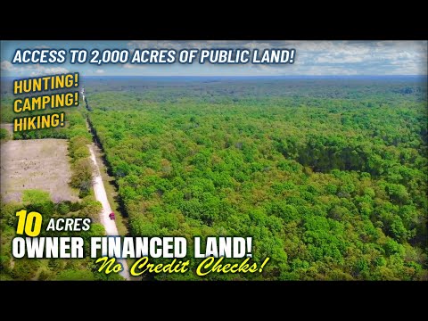 Owner Financed Land with power & natural glade - 10 acres next to public land and river! ID#MC13