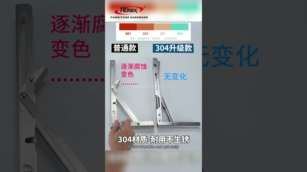 Triangle Folding Bracket Adjustable Wall Mounted Bench Table Collapsible Shelf 