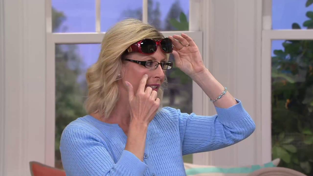 Haven Elegant Animal Print Fits Over Sunglasses by Foster Grant on QVC