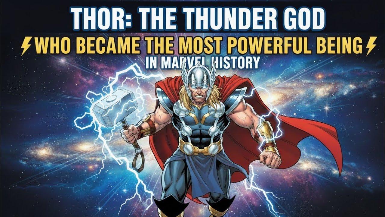 Thor: The Thunder God Who Became the Most Powerful Being in Marvel History