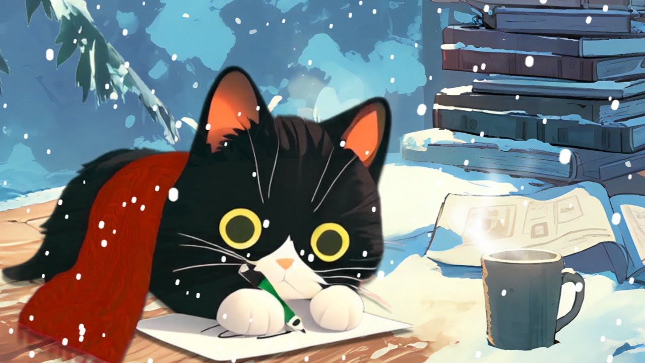 今日、何をすべきかは、猫が決めることだ。🗓️ 1日の計画を立てる Winter Chill