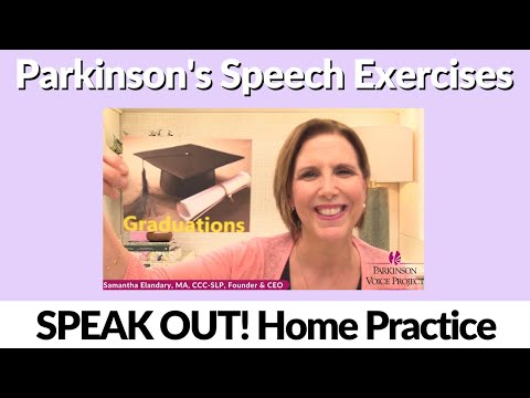 5/13/2024 Parkinson's Speech Exercises: Graduations