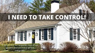Taking control, a patio and garden before and during update. A Traditional New England home vlog