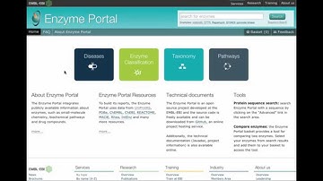 Browse enzymes in the Enzyme Portal