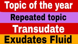 Most Repeated Topic Upsc Cms Transudate Vs Exudates Pleural Effusion Mnemonic Upsc Delhi Gdmo