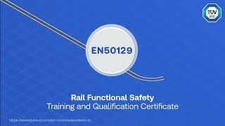 TÜV SÜD South Asia e-store: EN 5012X Rail Functional Safety Training & Certification for Engineers