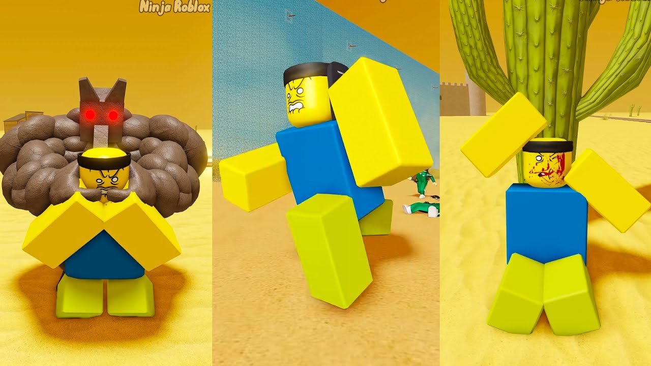 ALL When Noob uses a wheelchair - Roblox Dead Rails - YouTube