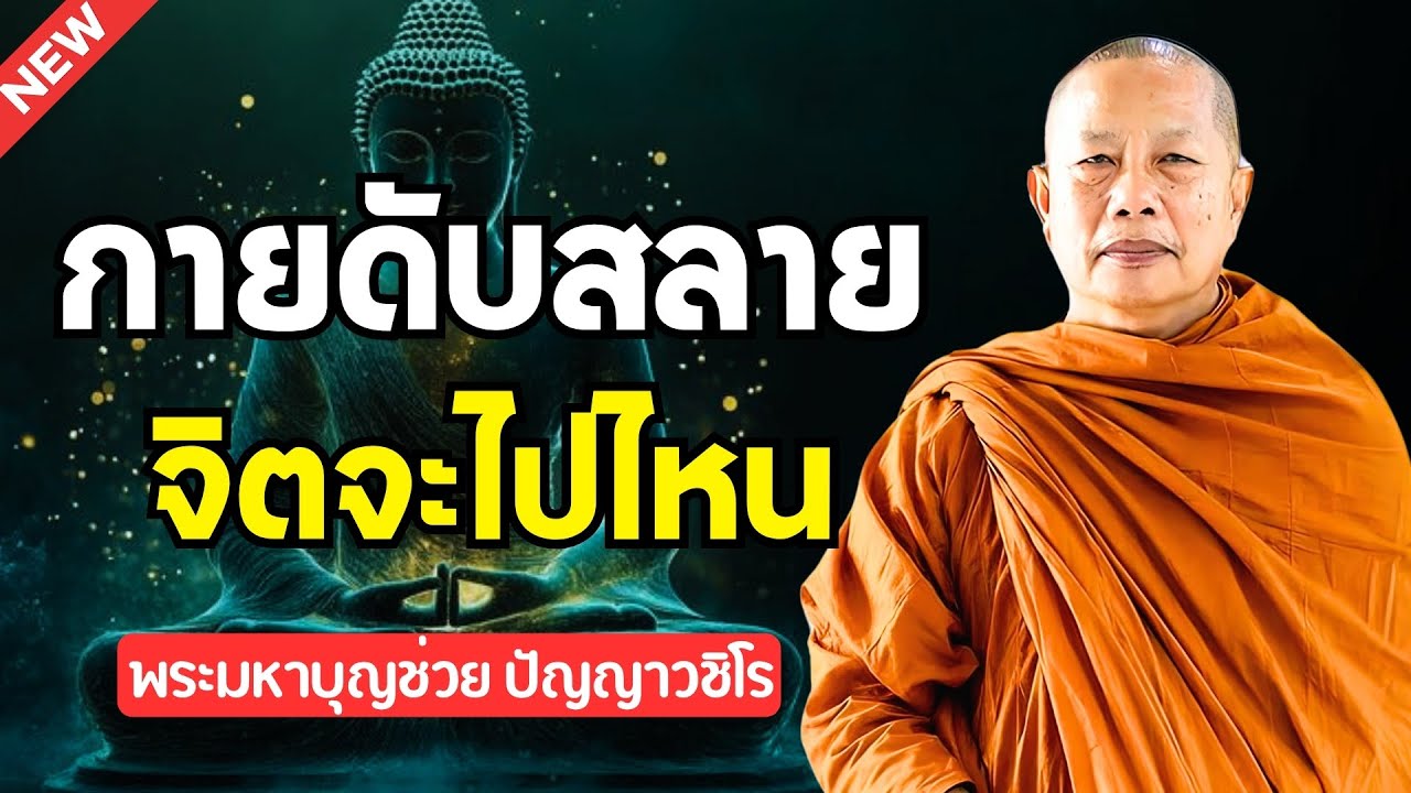 ธรรมคลายทุกข์ ⚰️ เตรียมใจ เมื่อกายดับสลาย จิตจะไปไหน | พระมหาบุญช่วย ปัญญาวชิโร