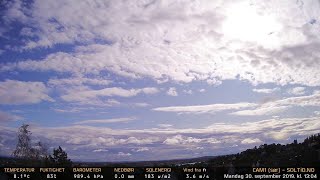 Timelapse Cam 1 - 30. september 2019