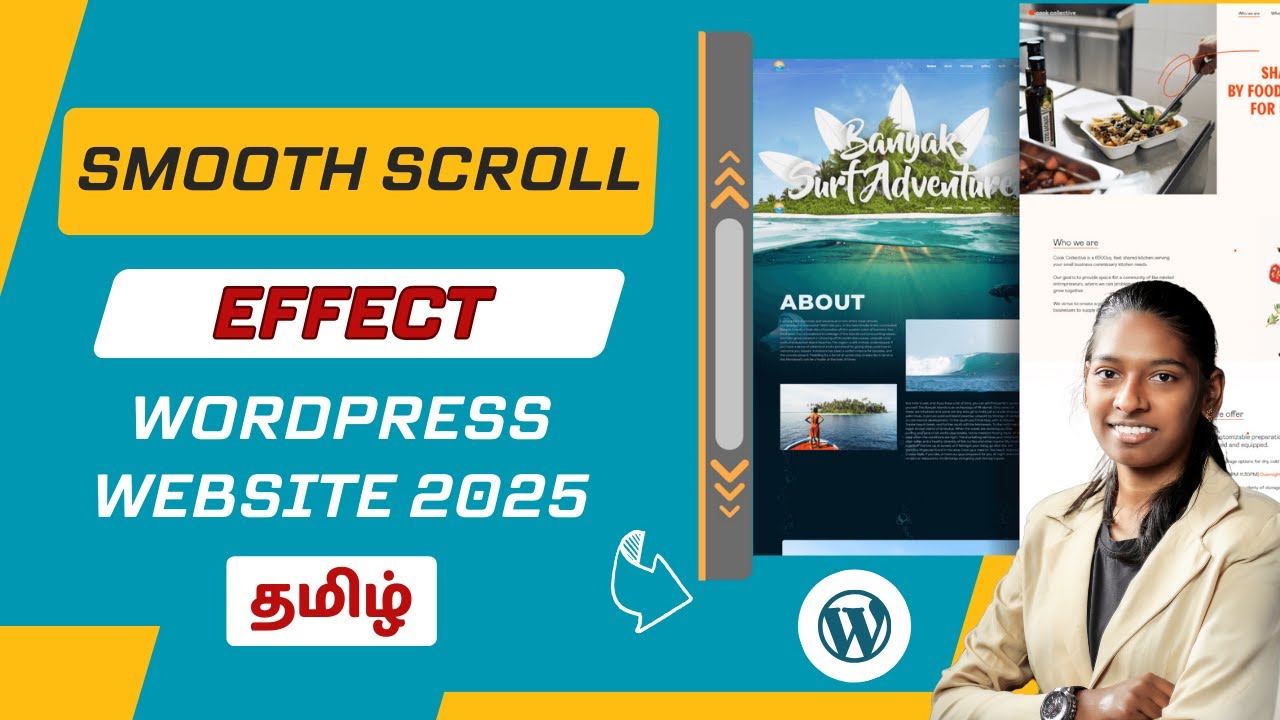 Smooth Scroll Effect in WordPress Tamil - YouTube