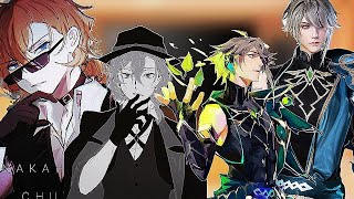 BSD react to Chuuya as Alhaitham /Реакция БСД на Чуя это Аль - Хайтам. НА ЗАКАЗ